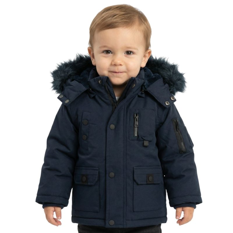 M&2 Kids μπουφάν με αποσπώμενη κουκούλα «Melancholia»