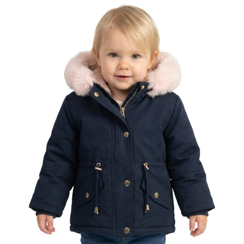 M&2 Kids μπουφάν με κουκούλα «Little Blue Caldo»