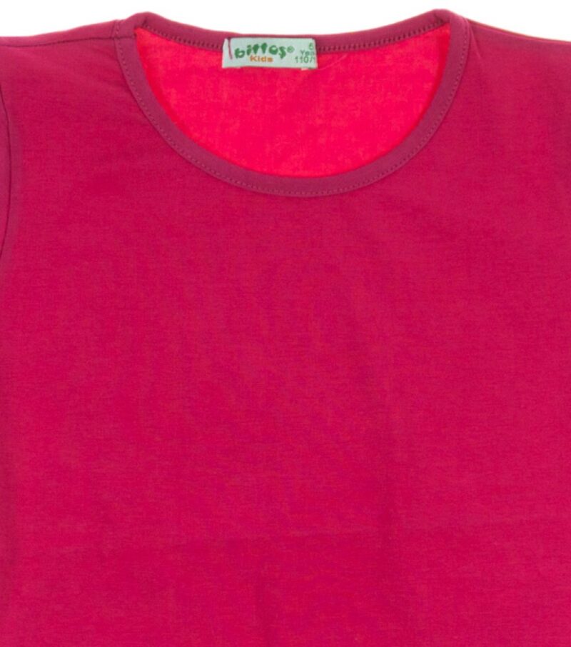 Bittos Kids παιδική μπλούζα «Fuchsia Simplistic» - Image 2