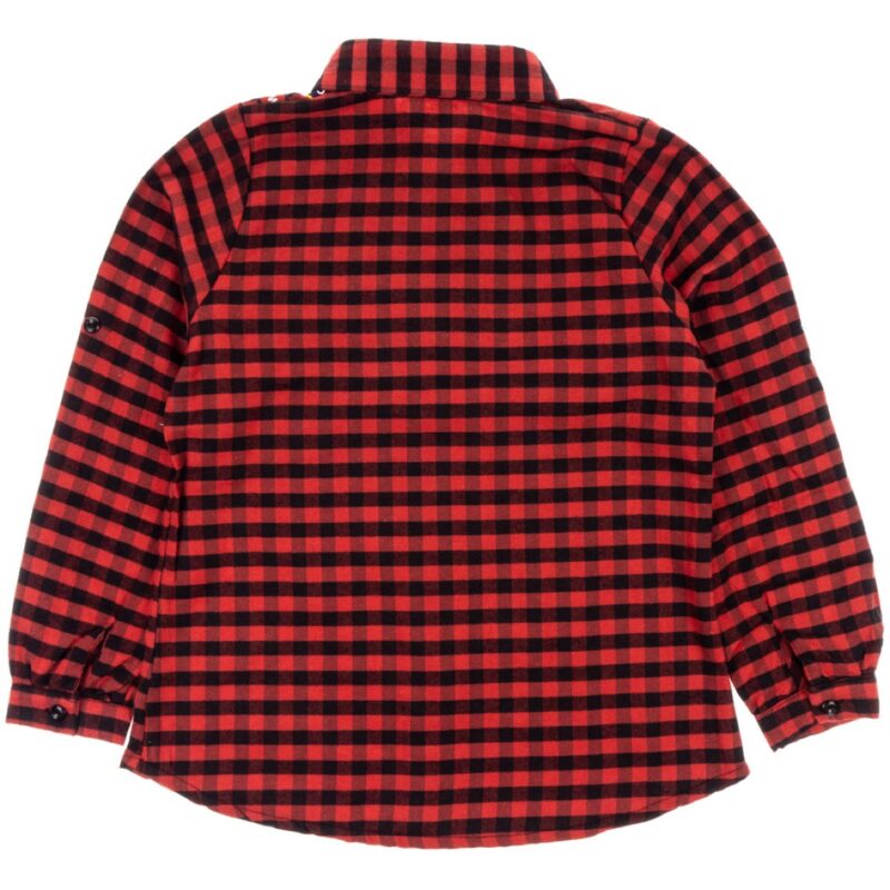 Busra παιδικό πουκάμισο «Red Checkered» - Image 4