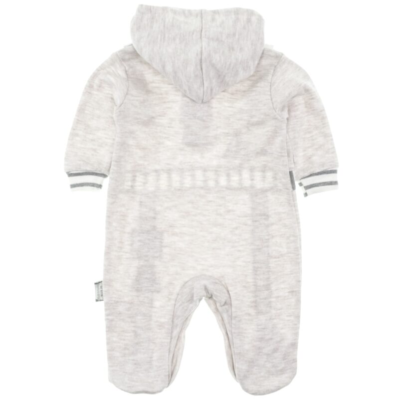 Mehad Bebe λεπτό ολόσωμο φορμάκι με κουκούλα «My Baby in Beige» - Image 2