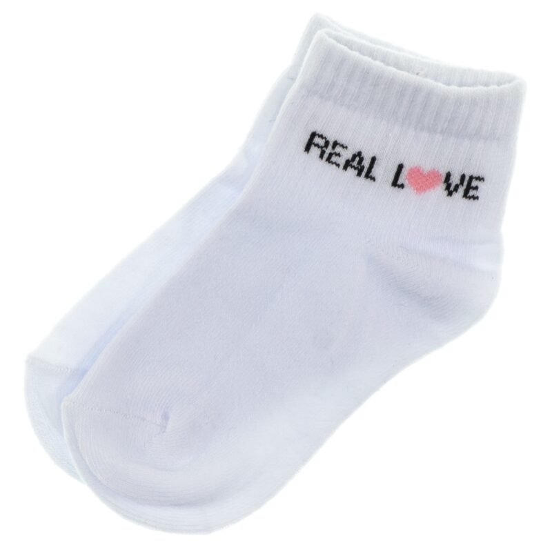 Zual καλτσάκια «White Real Love»