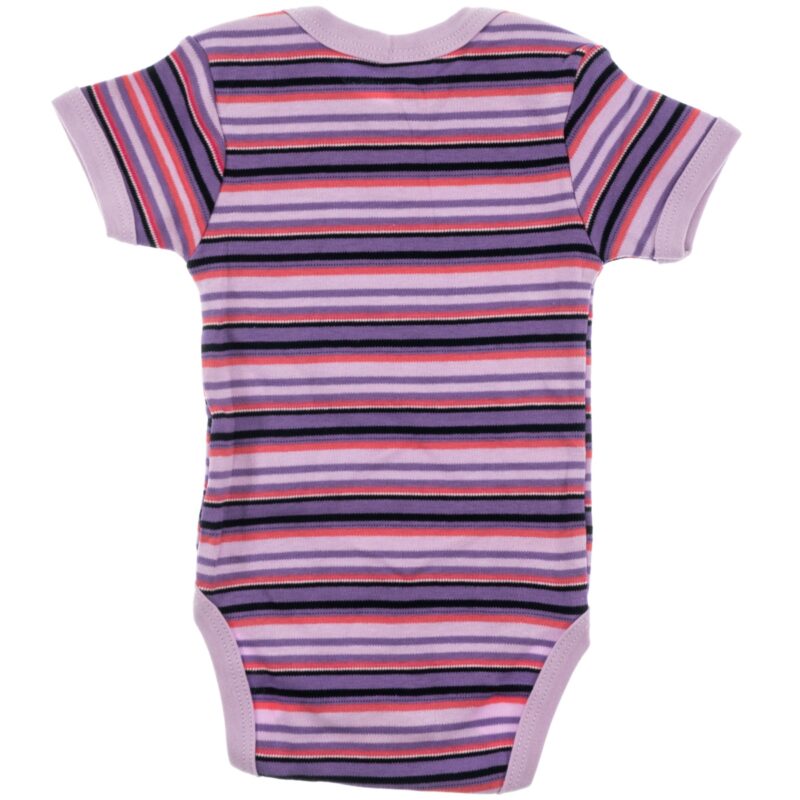 Biyo Kids κοντομάνικο κορμάκι «Purple Lines» - Image 2