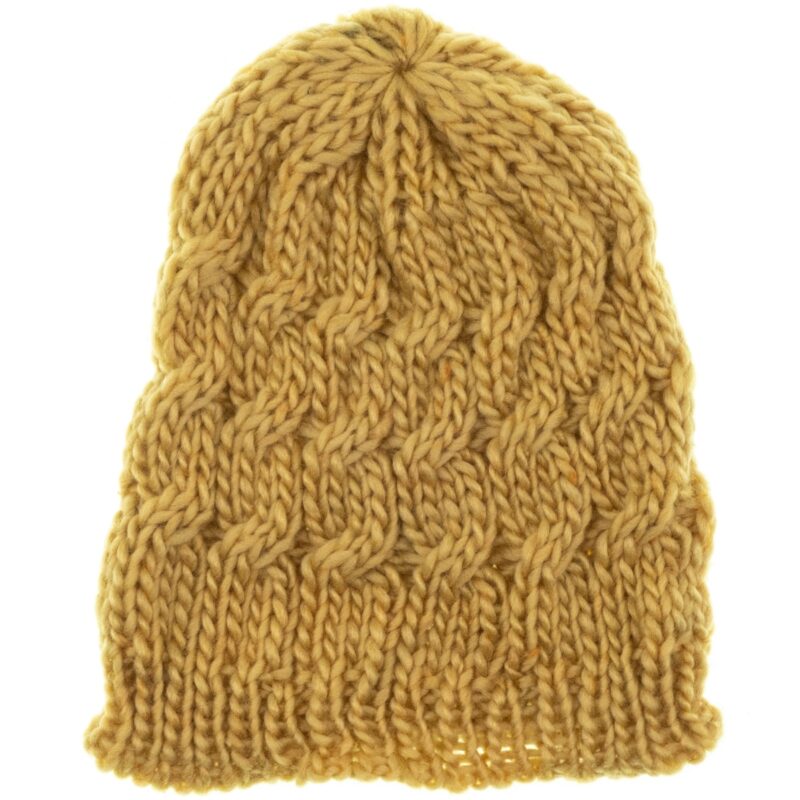 Georgia Accessories πλεκτός σκούφος «Mustard Knit»