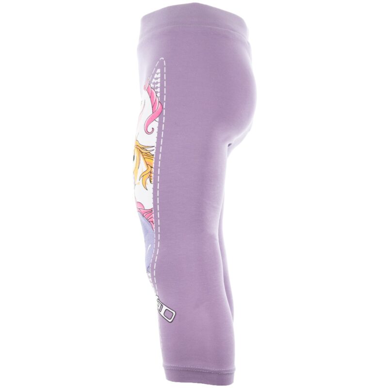 Timi Kids κολάν με στάμπες από λεπτό ύφασμα «Zipper in Purple» - Image 3