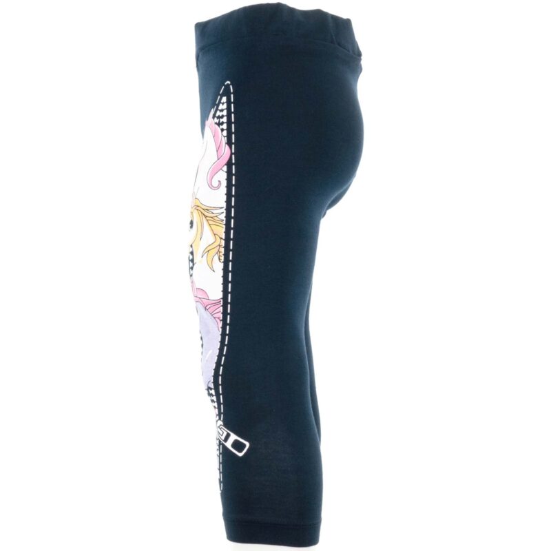 Timi Kids κολάν με στάμπες από λεπτό ύφασμα «Zipper in Blue» - Image 3