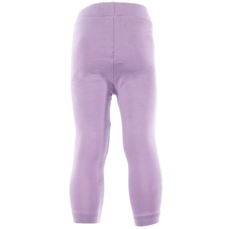 Timi Kids κολάν με στάμπες από λεπτό ύφασμα «Laugh and Live in Purple» - Image 4