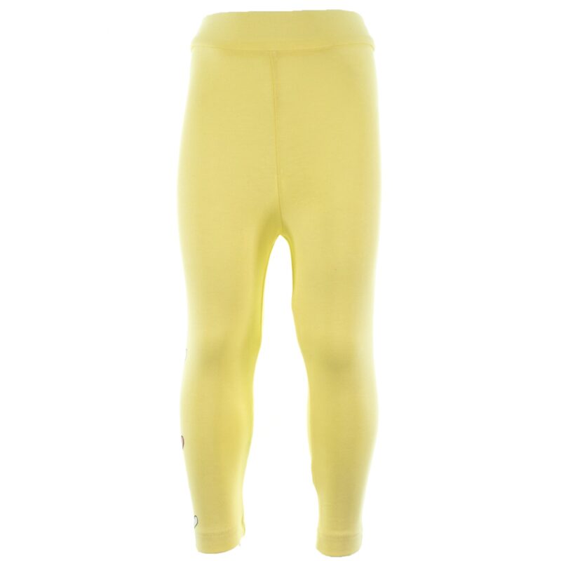 Timi Kids κολάν με στάμπες από λεπτό ύφασμα «Laugh and Live in Yellow» - Image 2