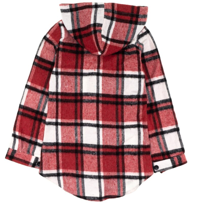 GNC Kids πουκάμισο overshirt με κουκούλα από φανέλα «Fashion Style» - Image 2