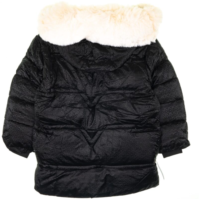 Karino Kids μπουφάν με κουκούλα γουνάκι αποσπώμενα «Black Beauty» - Image 2