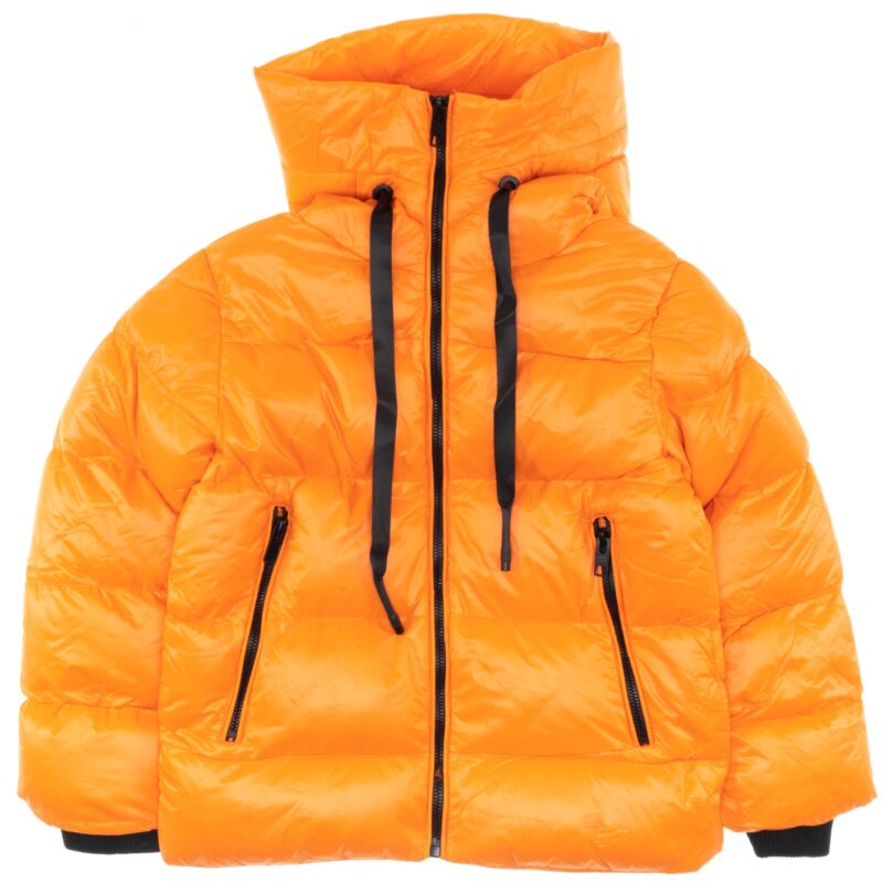 M&2 Kids μπουφάν puffer «Orange Βillowy»