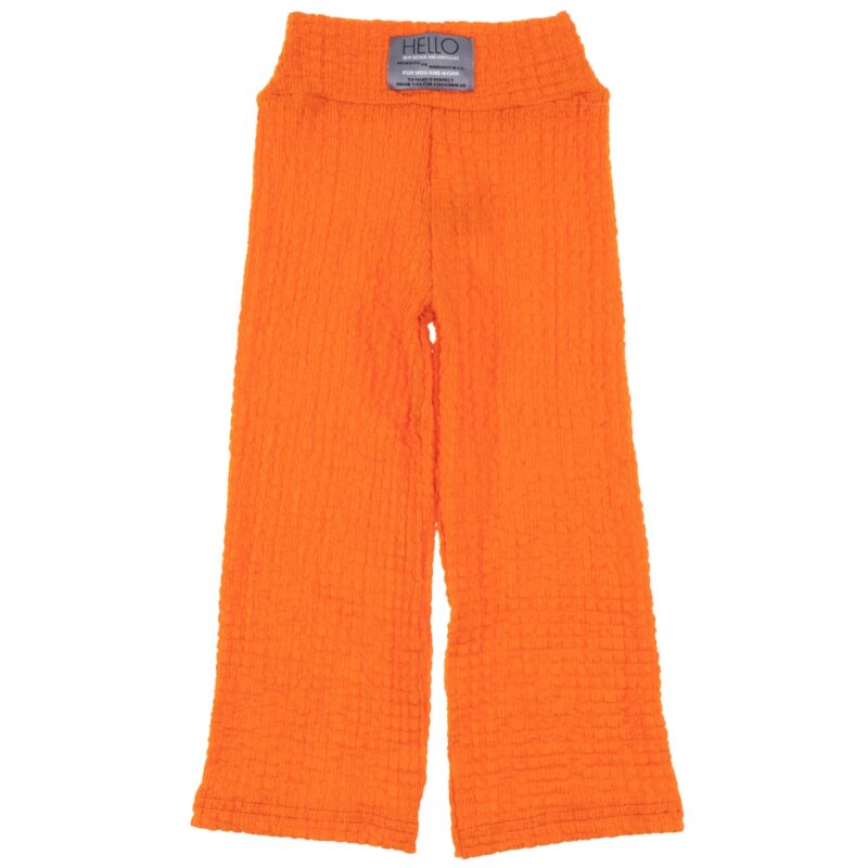 Hecele Kids παντελόνα «Orange Waffle»