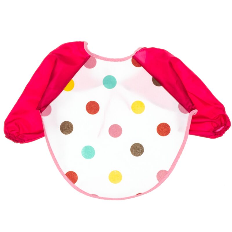 Babytone σαλιάρα με μανίκια «Dots»