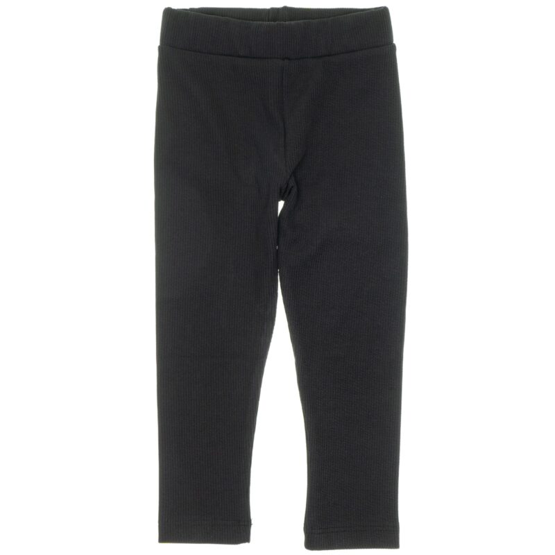 Timi Kids λεπτό κολάν με χνούδι «Little Black Stripe»