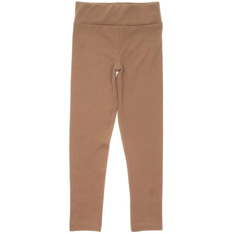 Timi Kids λεπτό κολάν με χνούδι «Brown Stripe»