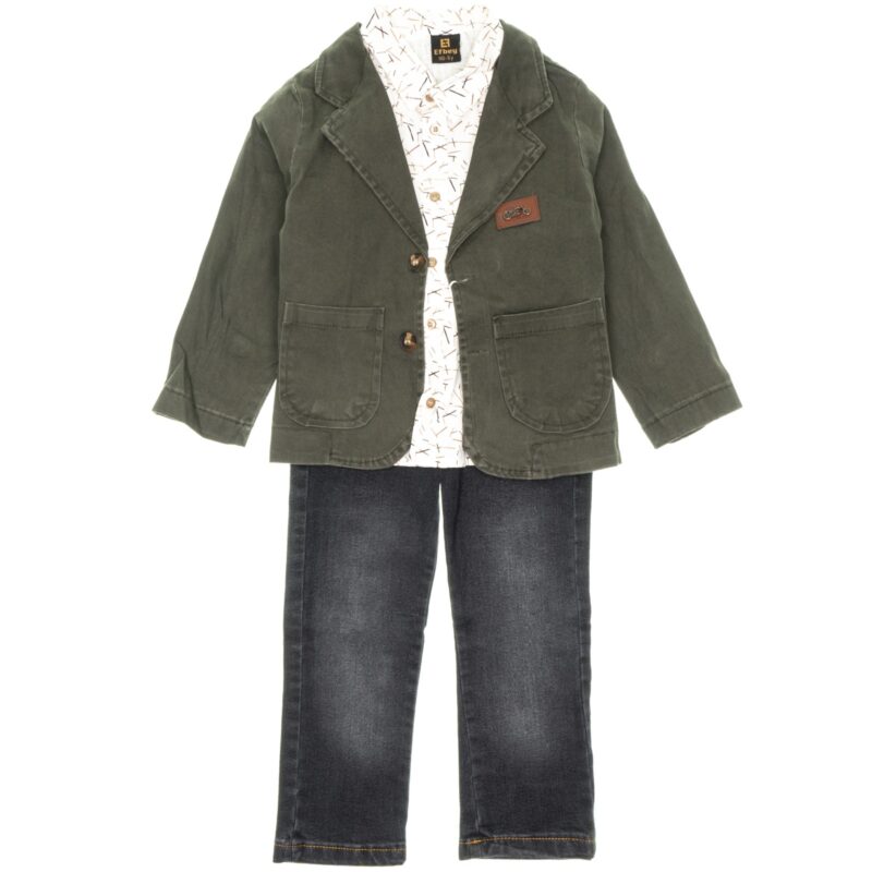 Efbey Kids σετ τριών τεμαχίων από λεπτό ύφασμα «On The Go»