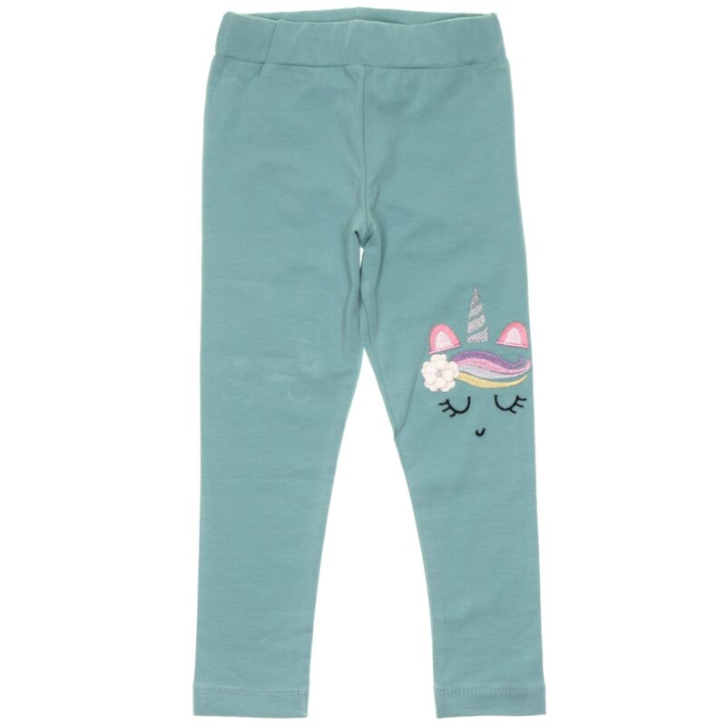 Timi Kids λεπτό κολάν με απλικέ σχέδιο «Sleepy Veraman Unicorn»
