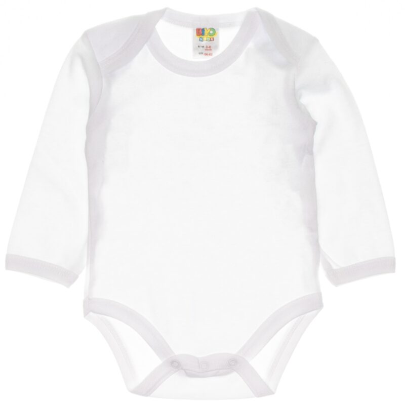 Biyo Kids μακρυμάνικο κορμάκι «Just White»