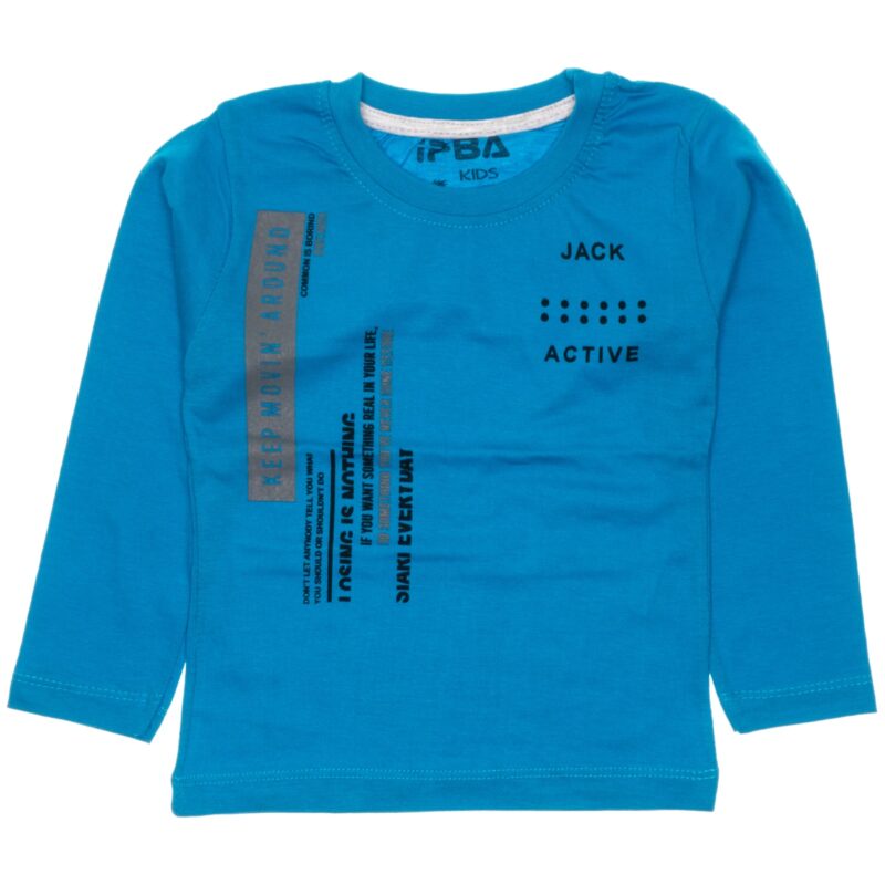 Ifba Kids λεπτή μακρυμάνικη μπλούζα «Blue Active» (ΣΤΕΝΗ ΓΡΑΜΜΗ)