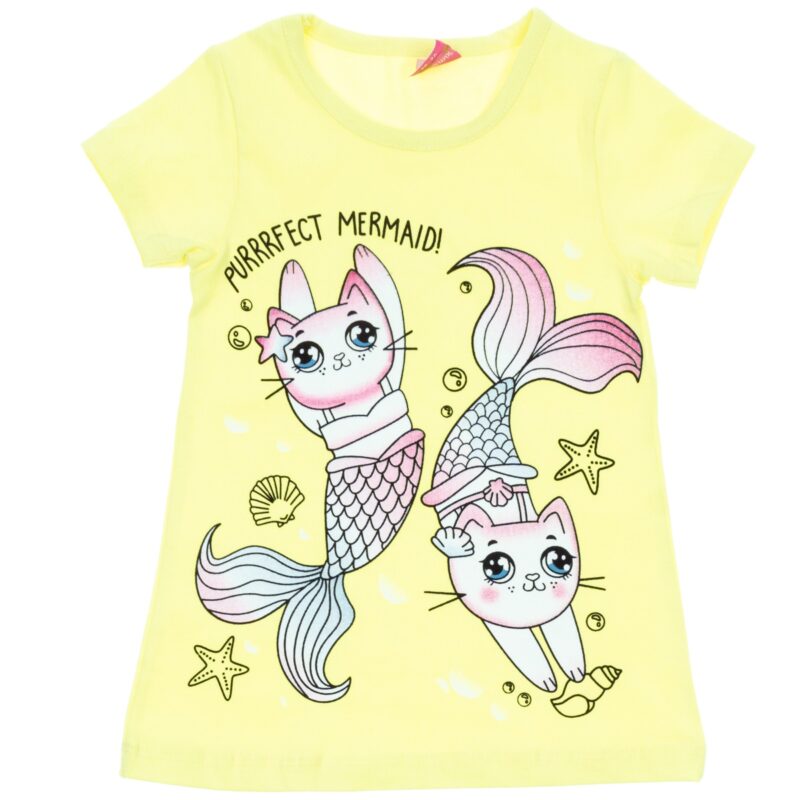 Ribemix σετ μπλούζα με κολάν κάπρι «Purrrfect Mermaid» - Image 2