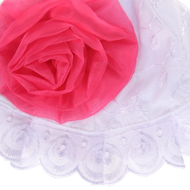 ΑΖ βρεφικό καπέλο «Pink Flower» - Image 2
