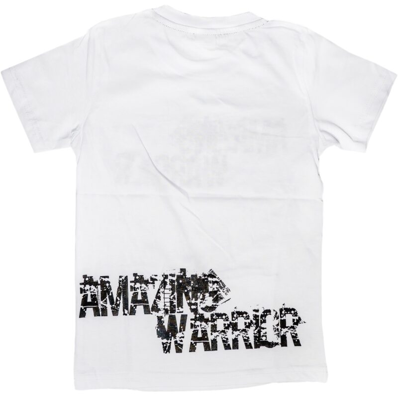 Waxmen κοντομάνικη μπλούζα με τύπωμα «Amazing Warrior in White» - Image 2