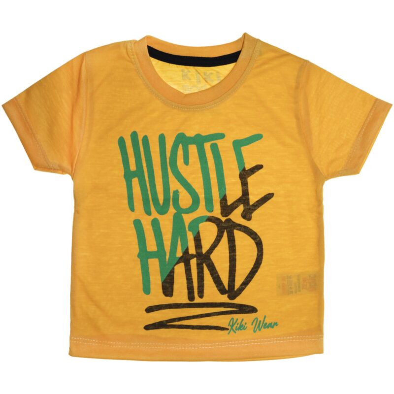 Kiki Boo κοντομάνικη μπλούζα με τύπωμα «Mustard Hustle»