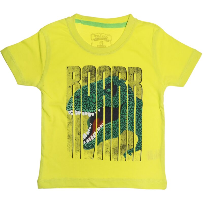 Ifba Kids μπλούζα με ανάγλυφο τύπωμα «Lemon Roar»