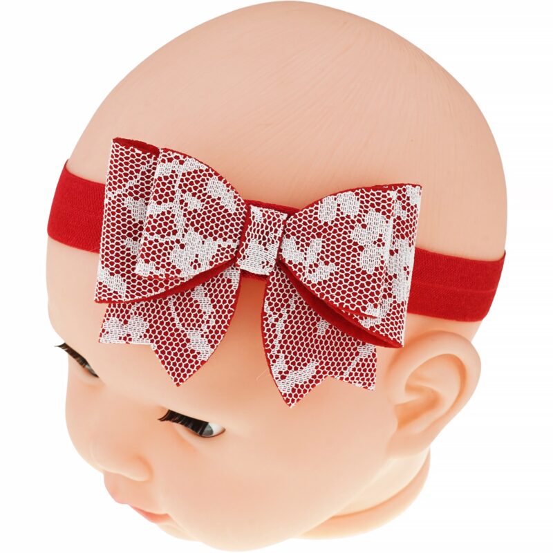 Defne κορδέλα μαλλιών «Red Tulle Bow»
