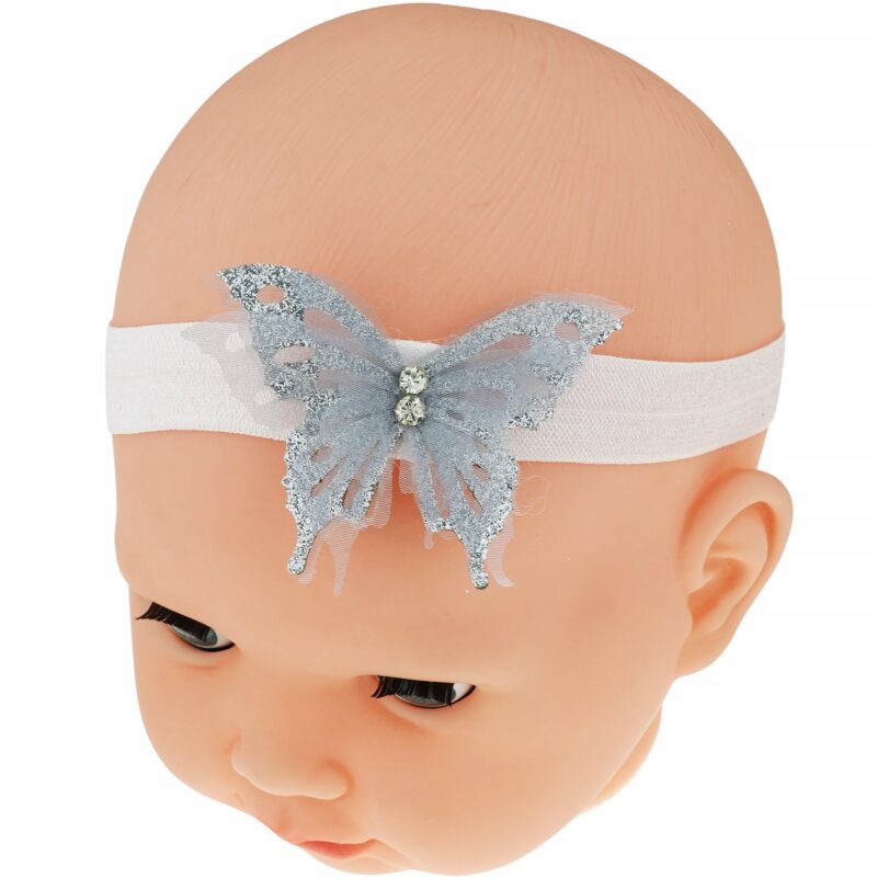 Defne κορδέλα μαλλιών «Silver Butterfly»