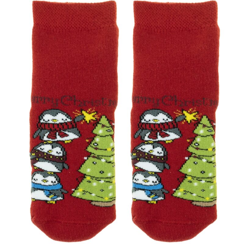 Bross αντιολισθητικά καλτσάκια «Christmas Pinguins» - Image 2