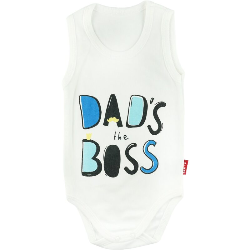 Lullaby αμάνικο κορμάκι «Dad’s The Boss»
