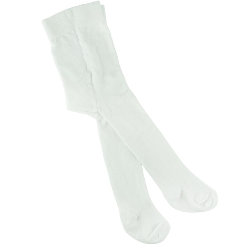Olay Socks βρεφικό χοντρό καλσόν «White Baby Steps»