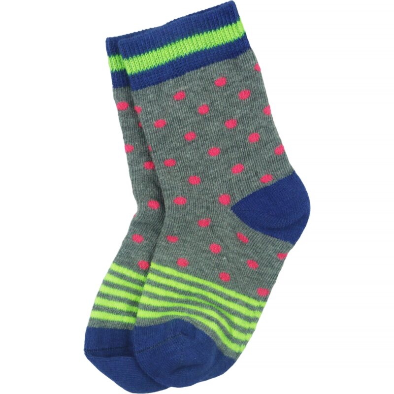 First Socks λεπτά καλτσάκια «Grey Dots»