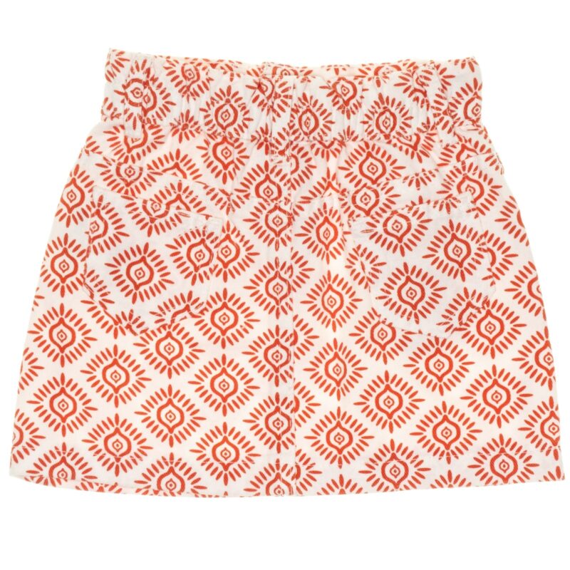 Cemix τζιν φούστα «Orange Tribal» - Image 2