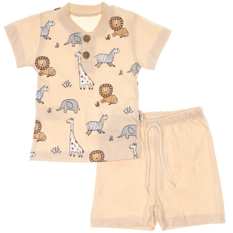 Dolas Kids σετ μπλούζα με σορτσάκι «Calm Animals»