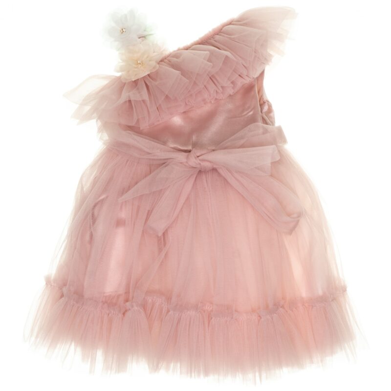 Miss Pretty παρανυφικό και βαπτιστικό φόρεμα «Pink Debutant» - Image 2