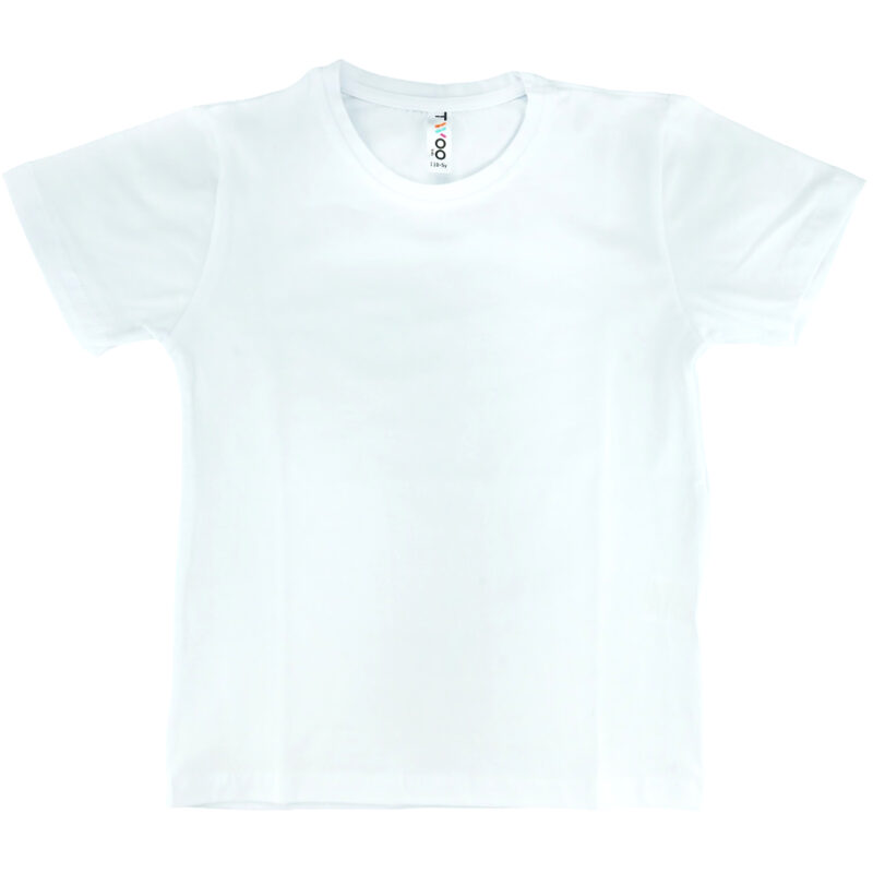 Twoo Kids παιδική κοντομάνικη μπλούζα «White Mood»