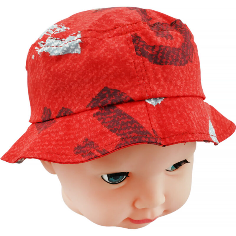 Maksi καπέλο Bucket «Red Fusion»