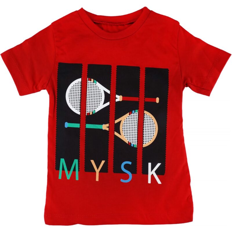 Moyes σετ μπλούζα με βερμούδα «Red Mysk» - Image 2