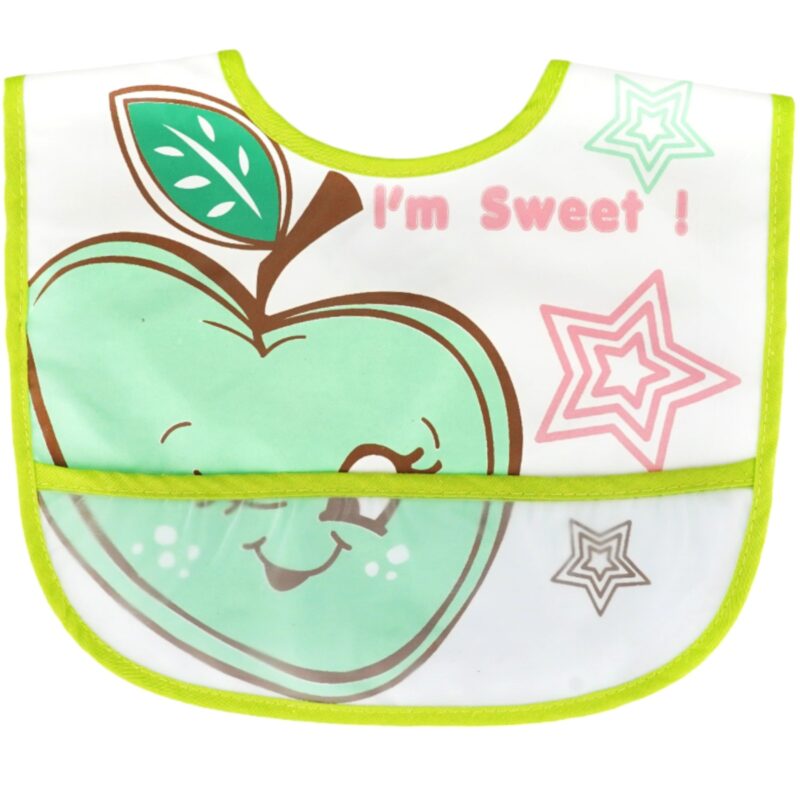 Baby Tone αδιάβροχη σαλιάρα με θήκη «I’m Sweet»