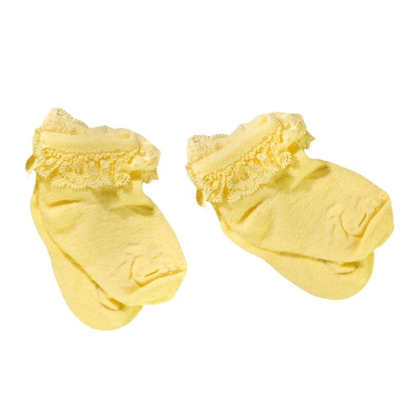 Defne κάλτσες δυο τεμαχίων «Yellow Lace»