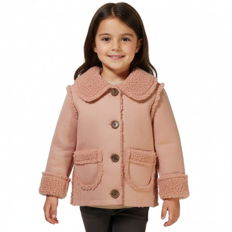 Miss Olix μπουφάν τύπου μουτόν «Chic Girl»