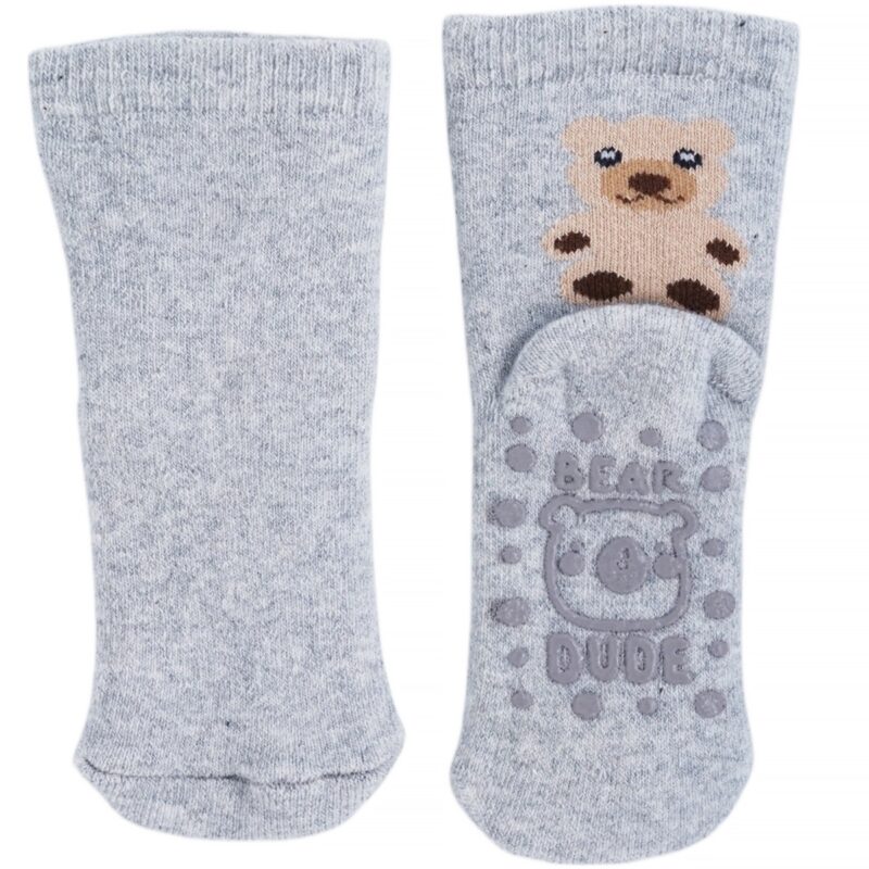 Olay Socks αντιολισθητικές καλτσούλες «Grey Dude»