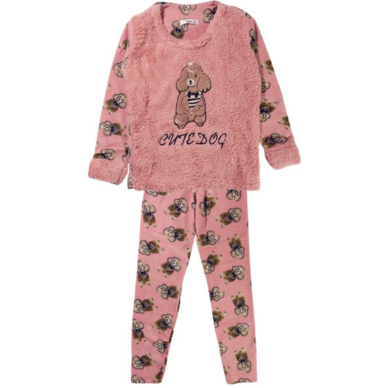 Creation Carmen πιτζάμα από fleece ύφασμα «Cute Dog» - Image 2