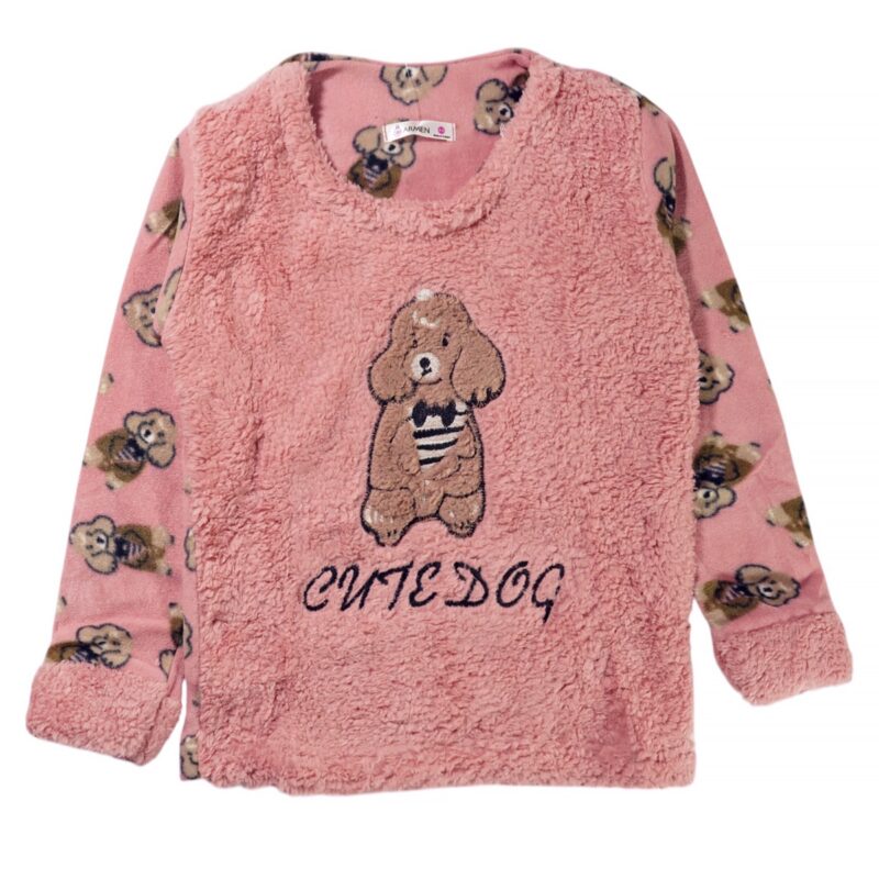 Creation Carmen πιτζάμα από fleece ύφασμα «Cute Dog» - Image 3