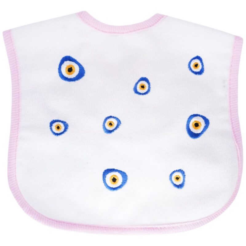 Baby Tone σαλιάρα φαγητού «Pink Eye»