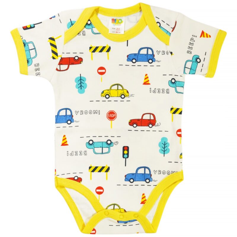 Biyo Kids κοντομάνικο κορμάκι «Vroom»