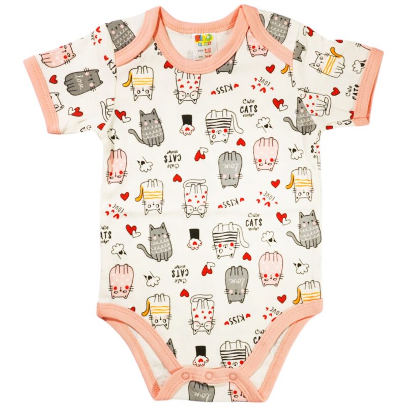 Biyo Kids κοντομάνικο κορμάκι «Cute Cats»