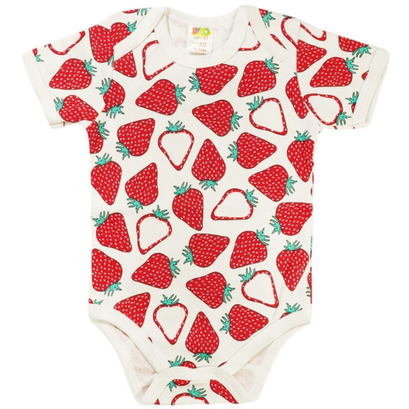 Biyo Kids κοντομάνικο κορμάκι «Strawberry»